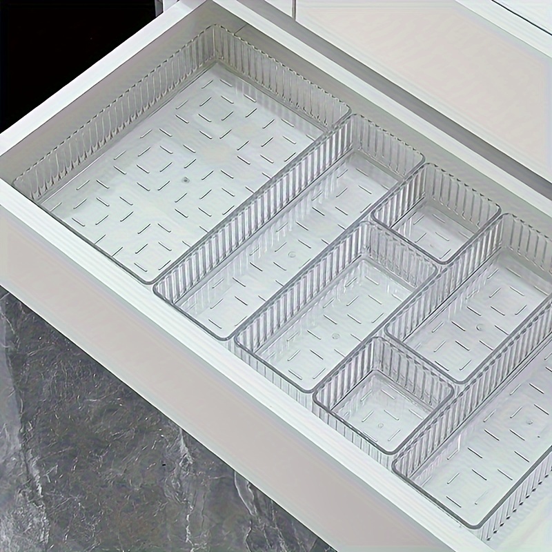 1 drawer design acrylic cosmetic organizer for dressing table makeup storage box for lipsticks eye skincare products supplies details 1