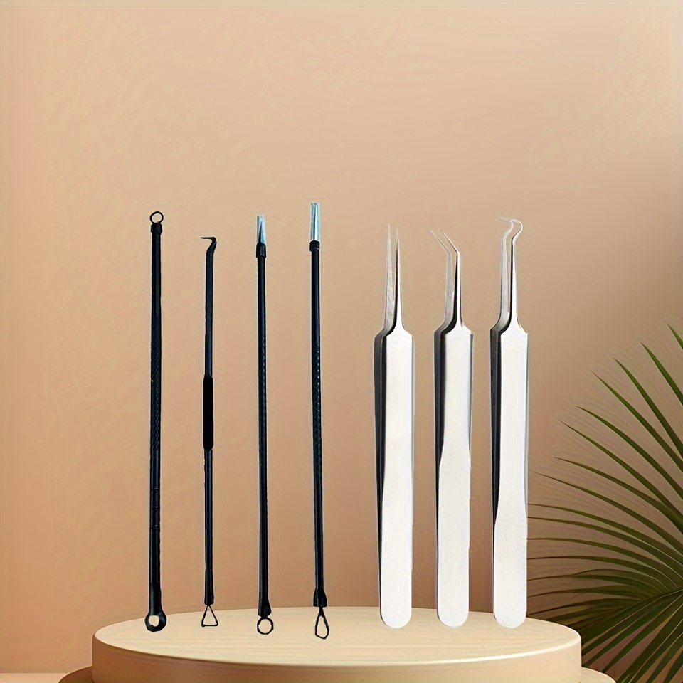 Pimple Popper Tool Kit Blackhead Remover Comedone Extractor - Temu Canada