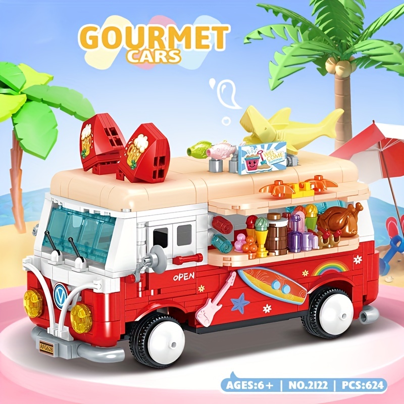 Autre jeux éducatifs et électroniques GENERIQUE Nouveau cadeau pour enfants  de voiture de crème glacée électrique pour enfants bleu