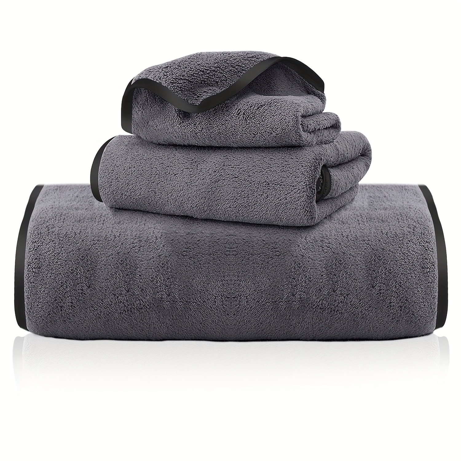 3pcs Washcloths Towels for Bathroom Running Towels for Sweat Absorbent  Towel Towels Absorbent Gym Towels for Working Out Long Towel Bath Towel  Cotton