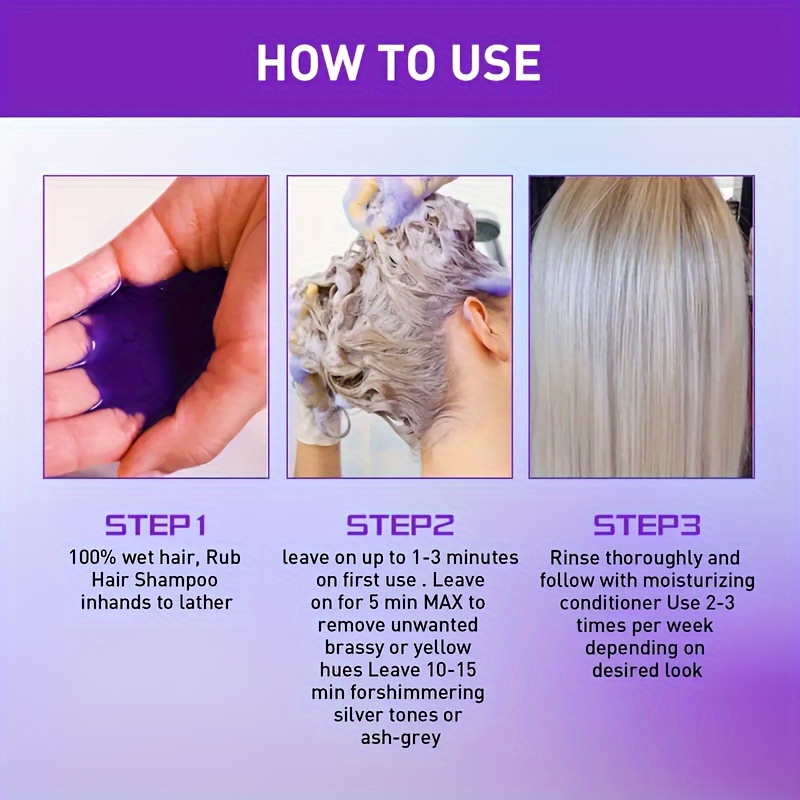 Keratin Hair Mask Purple Hair Mask Removes Yellow Tones Reduces