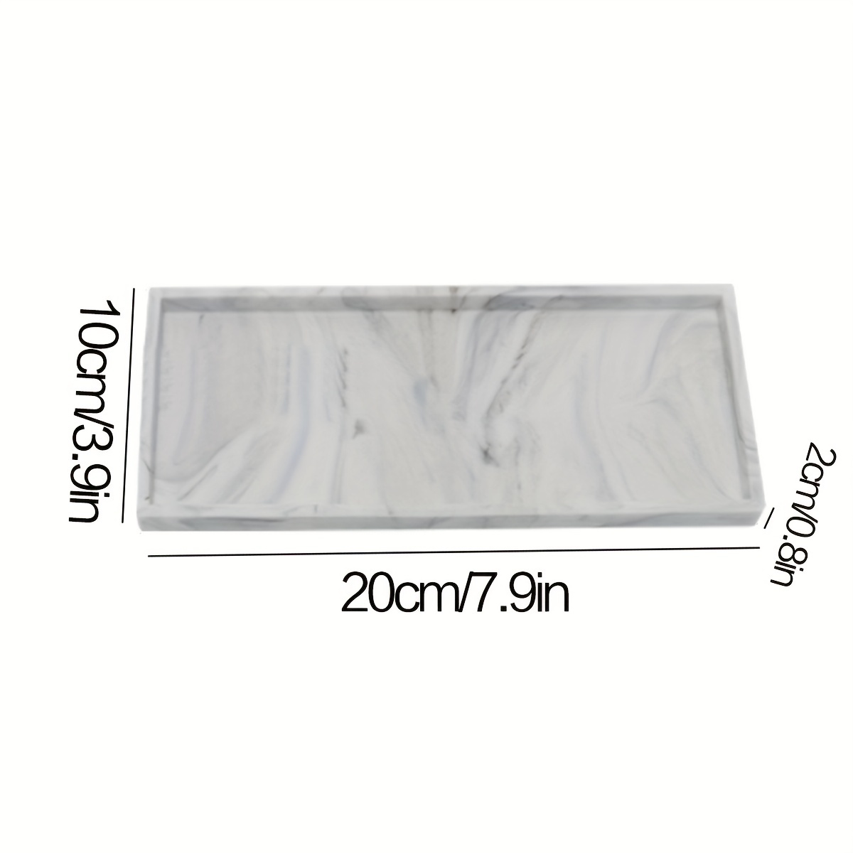 1pc Silicone Storage Tray For Sink, Kitchen, Bathroom, Makeup, Jewelry And  Keys