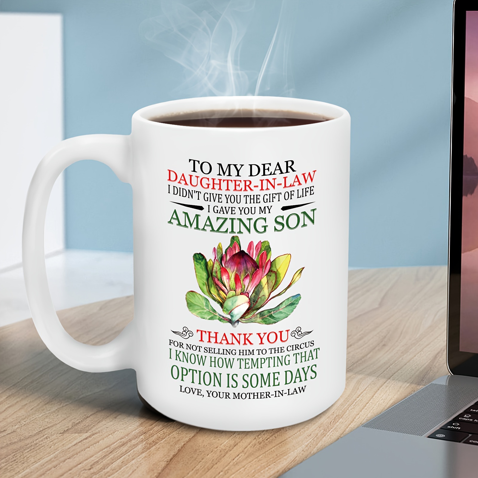 Coffee Mug for Mom Mom Tea Mug Gift Mom Gifts From Daughter Mom Coffee Mug  Mom Birthday Gift Floral Coffee Mug Gift From Son 