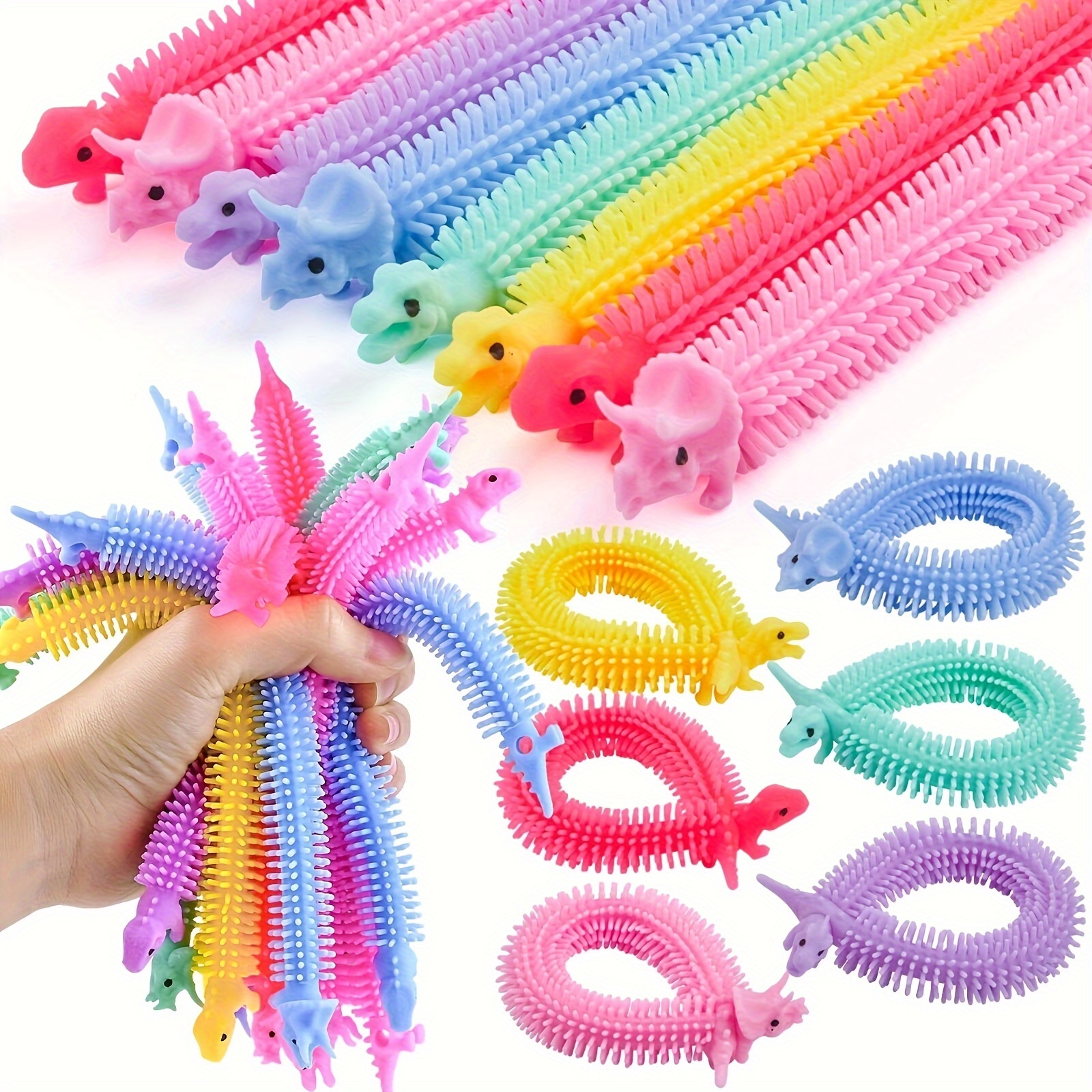 Wiggly Worm Stretchy String Fidget Toy - 20 - Pieces