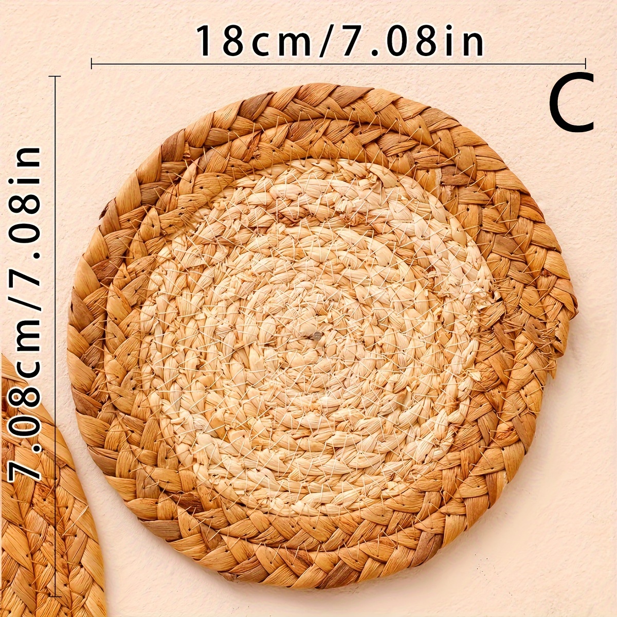 Flat woven basket wall hanging hot sale