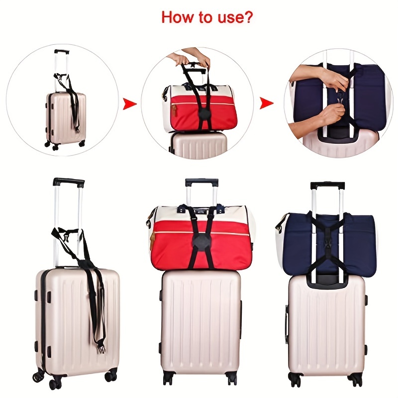 Luggage Straps High Elastic Suitcase Belt With Anti pinch - Temu