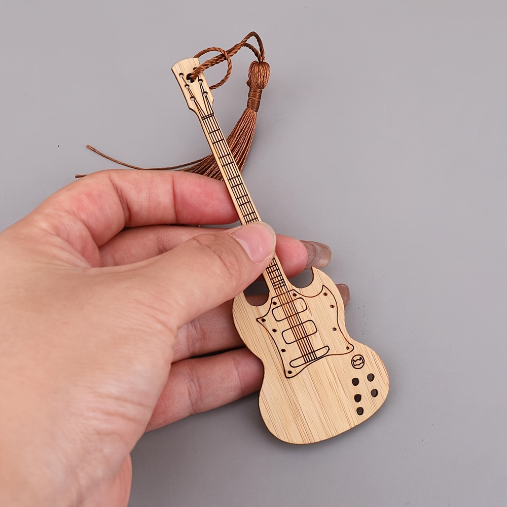 Bamboo Guitar Shape Bookmark, Page Marker, Book, Wood, Tassel, Guitar  Gifts, Guitarist, Unique, Unusual -  Canada