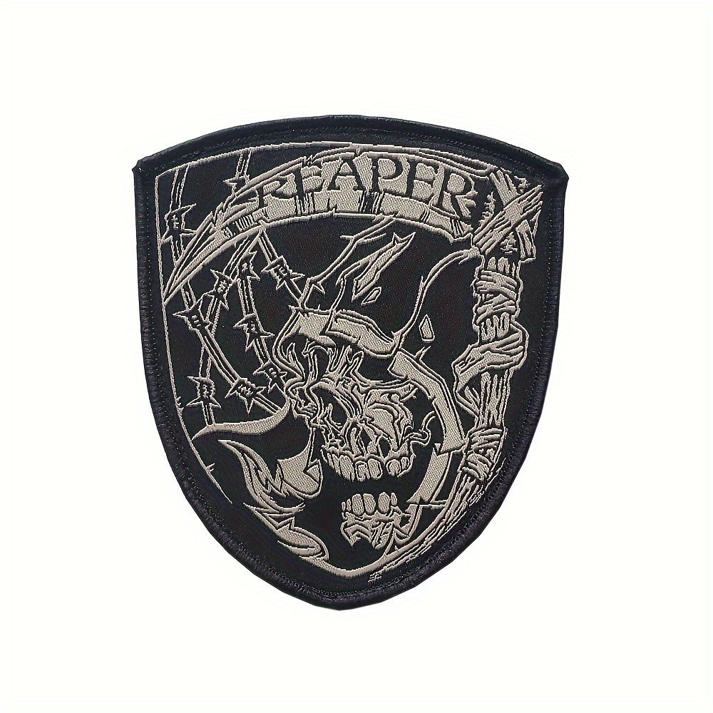 1pc Morality Cloth Tactical Embroidered Hook And Loop For Men, Fastener Hook And Loop Badge For Backpacks, Clothing And Gear