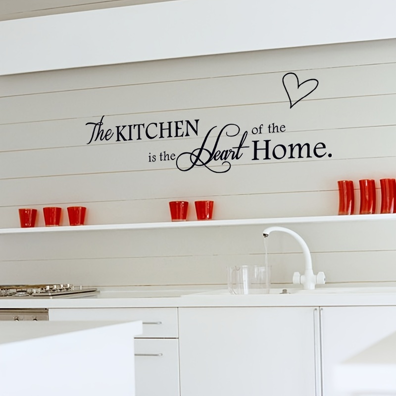 1 Set Letter Wall Sticker Regole Cucina Adesivi Murali - Temu