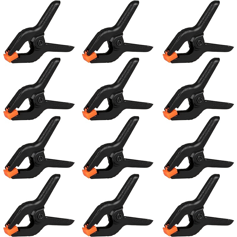 12pcs Spring Clamps For Crafts Backdrop Stand Woodworking Photography Studios