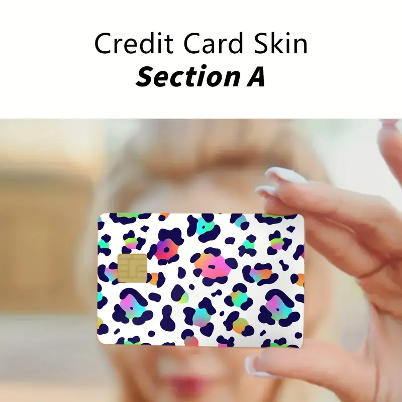 2 Stück Bunte Spot muster Kreditkarte Bankkarte Aufkleber - Temu Austria