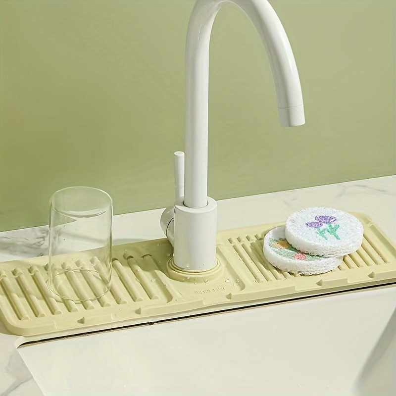 Drain Pad Heightened Slope Drain Pad Faucet Sink Anti splash - Temu
