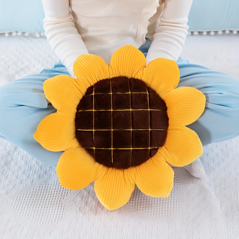 Adorable Sunflower Daisy Pillow Plush Toy Perfect For Home - Temu