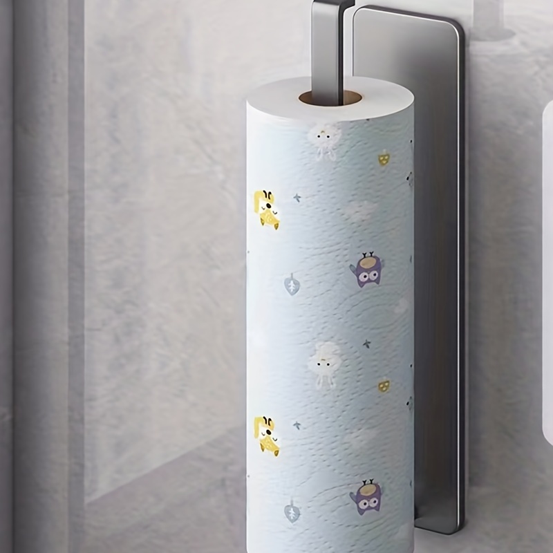 Paper Towel Holder Under Kitchen Cabinet - Self Adhesive Matte