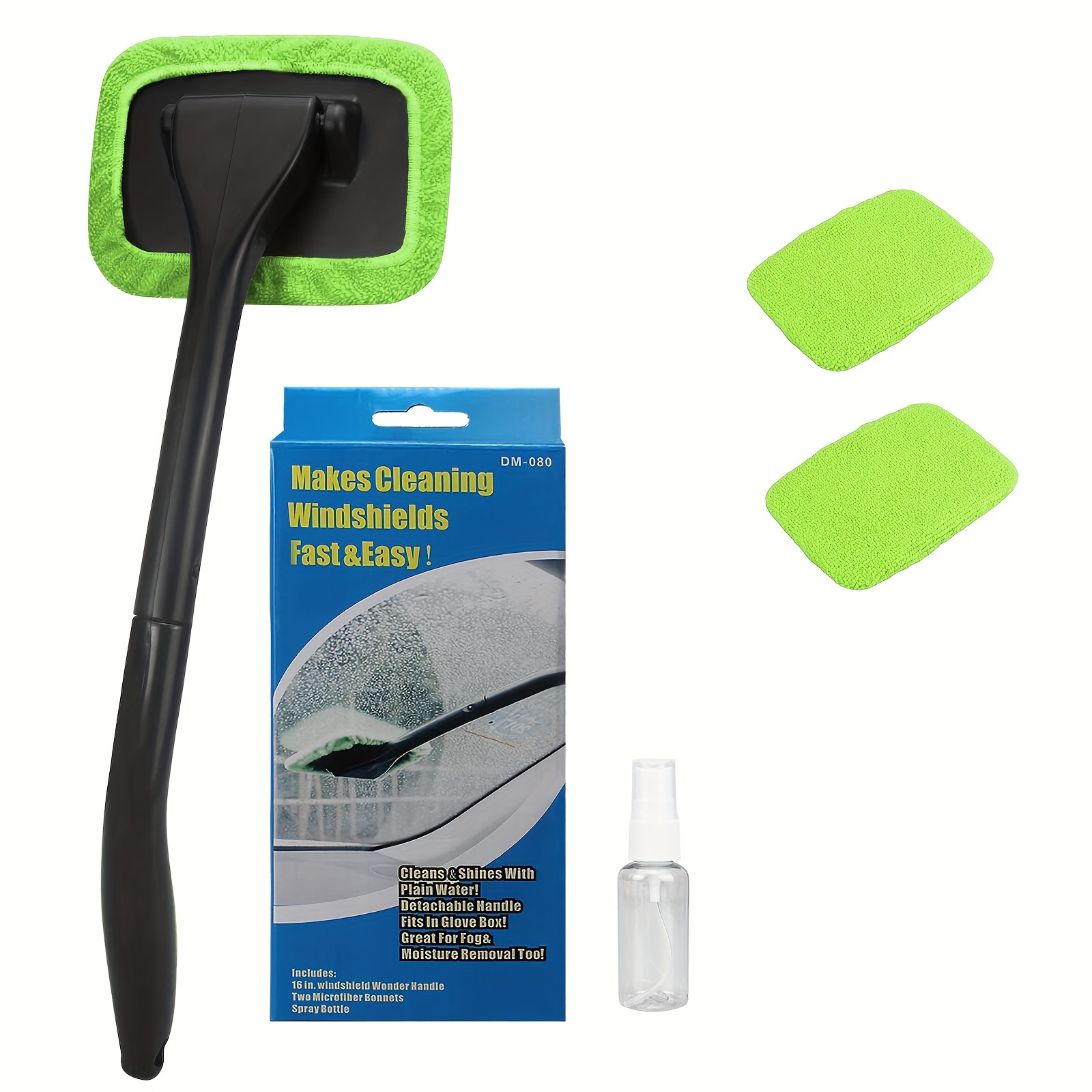 Xindell Window Windshield Cleaning Tool Microfiber Cloth Car Cleanser Brush with