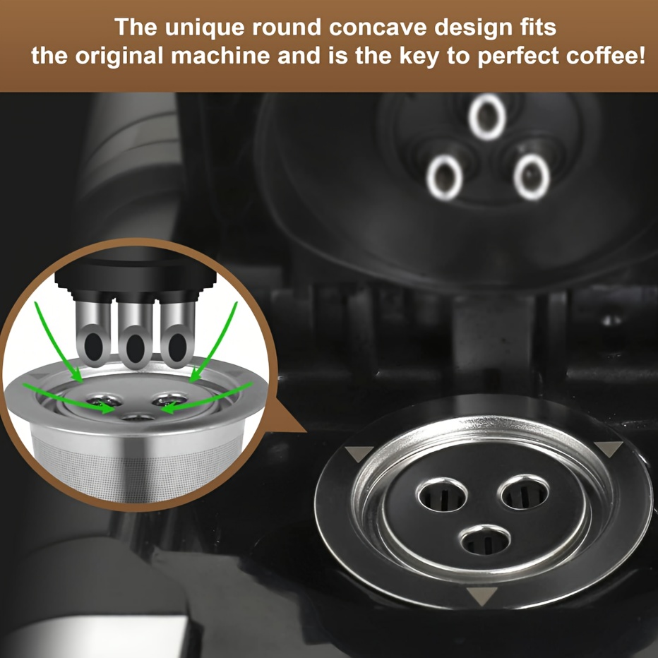 Reusable K Cups for Ninja Dual Brew Coffee Maker, 4 Pack Reusable K Pod,  Permanent K Cups Filters Coffee for Ninja CFP201 CFP301 Dual Brew Pro  Machine 