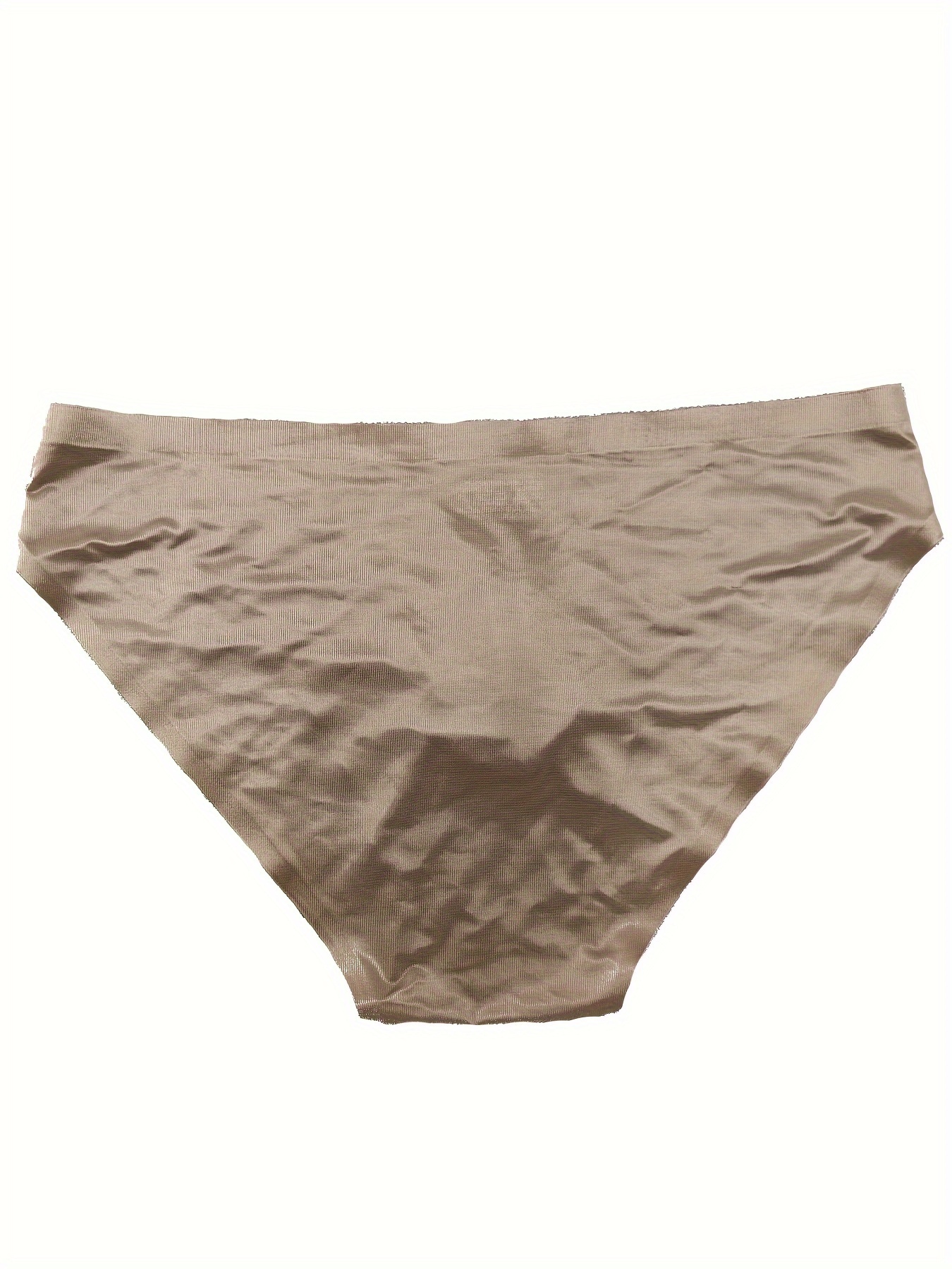 Womens Underwear Ice Silk Panties Sexy Briefs Seamless Ultra-thin Lingerie  Panty