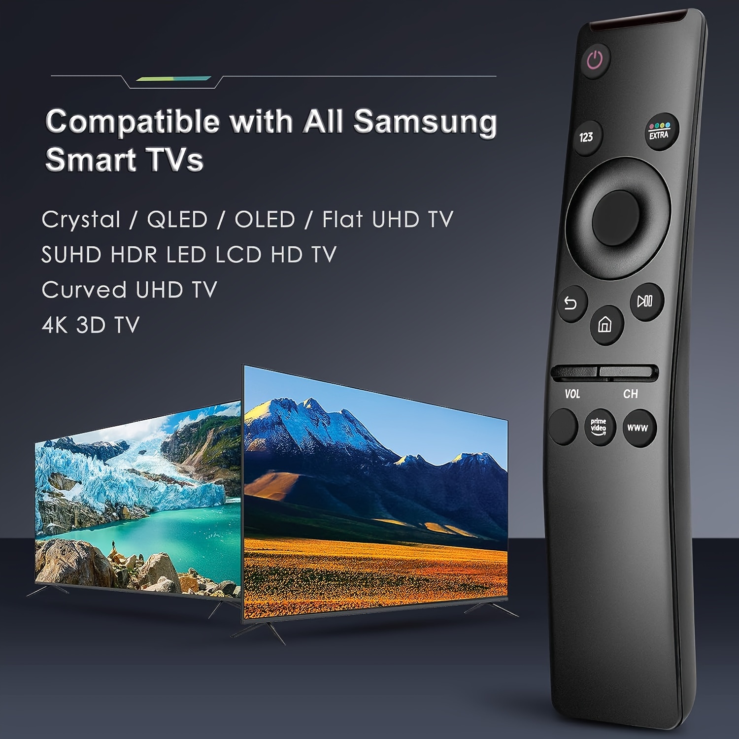 Télécommande universelle pour SAMSUNG TV, pour LCD LED UHD 4K 8K