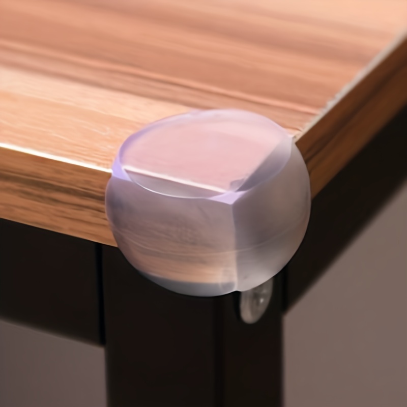 4-teiliger Eckenschutz aus weichem Silikon für die Sicherheit von Babys –  Kantenschutz für Tisch und Schreibtisch