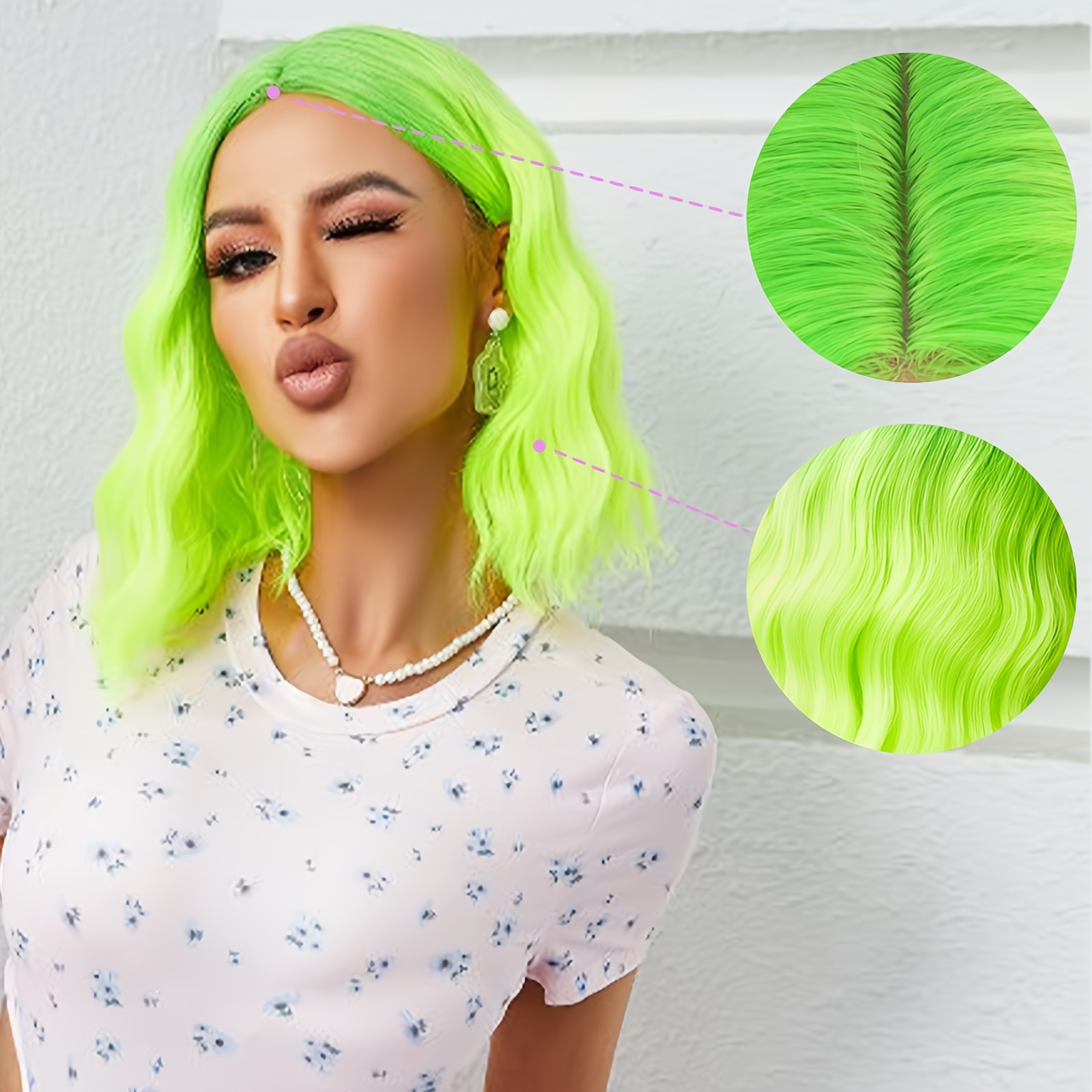 Green u 2025 part wig