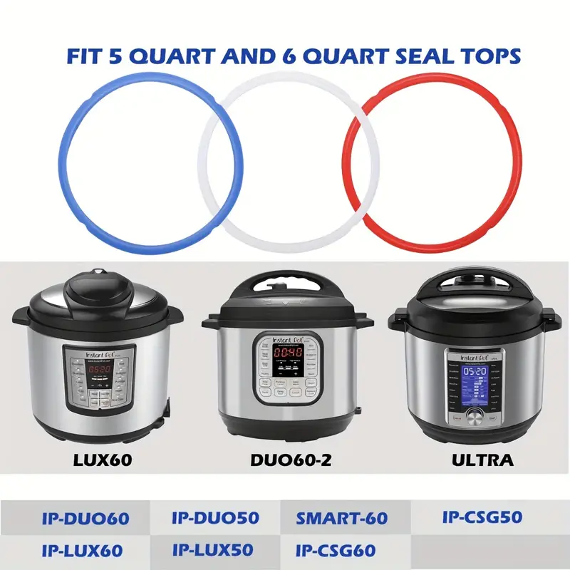 Durable Silicone Sealing Ring For 6 Qt Instapot - Perfect