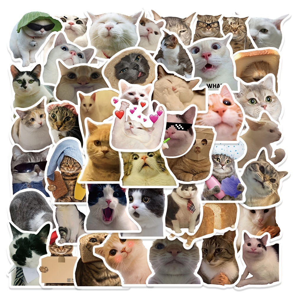 Party Cat Stickers for Sale