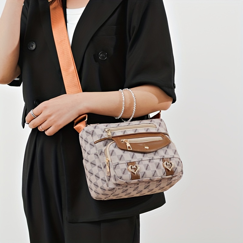 Vintage Multi-pocket Crossbody Bag, Retro Pu Shoulder Bag, Women's Casual  Handbag & Phone Purse For Travel Outdoor - Temu