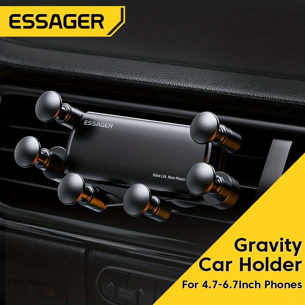 Essager Car Phone Holder For iPhone 14 13 Pro Max Huawei Auto Air Vent Mount Holder Gift