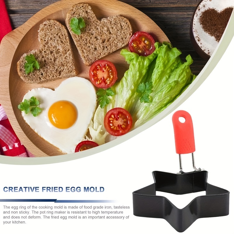 Heart Shaped Frying Pan Food Breakfast Egg Ceramic Non-Stick Pan Kitchen  Cooking