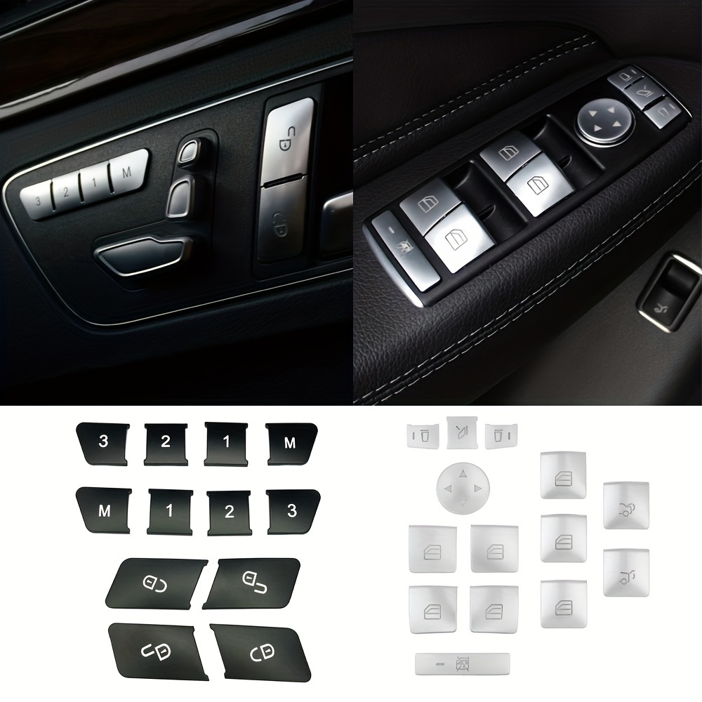 Auto Mittelkonsole Multimedia CD-Panel Button Aufkleber für Klasse