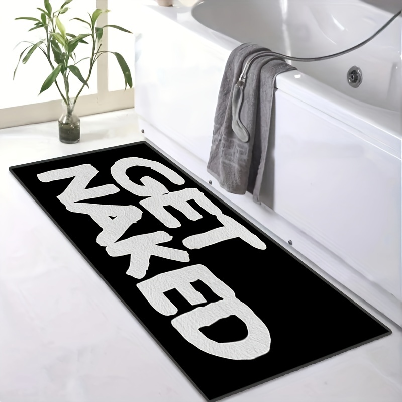 1pc Bathroom Floor Mat, Absorbent Toilet Mat, Thickened Non-slip Floor Mat,  Bath Mat, Home Decor