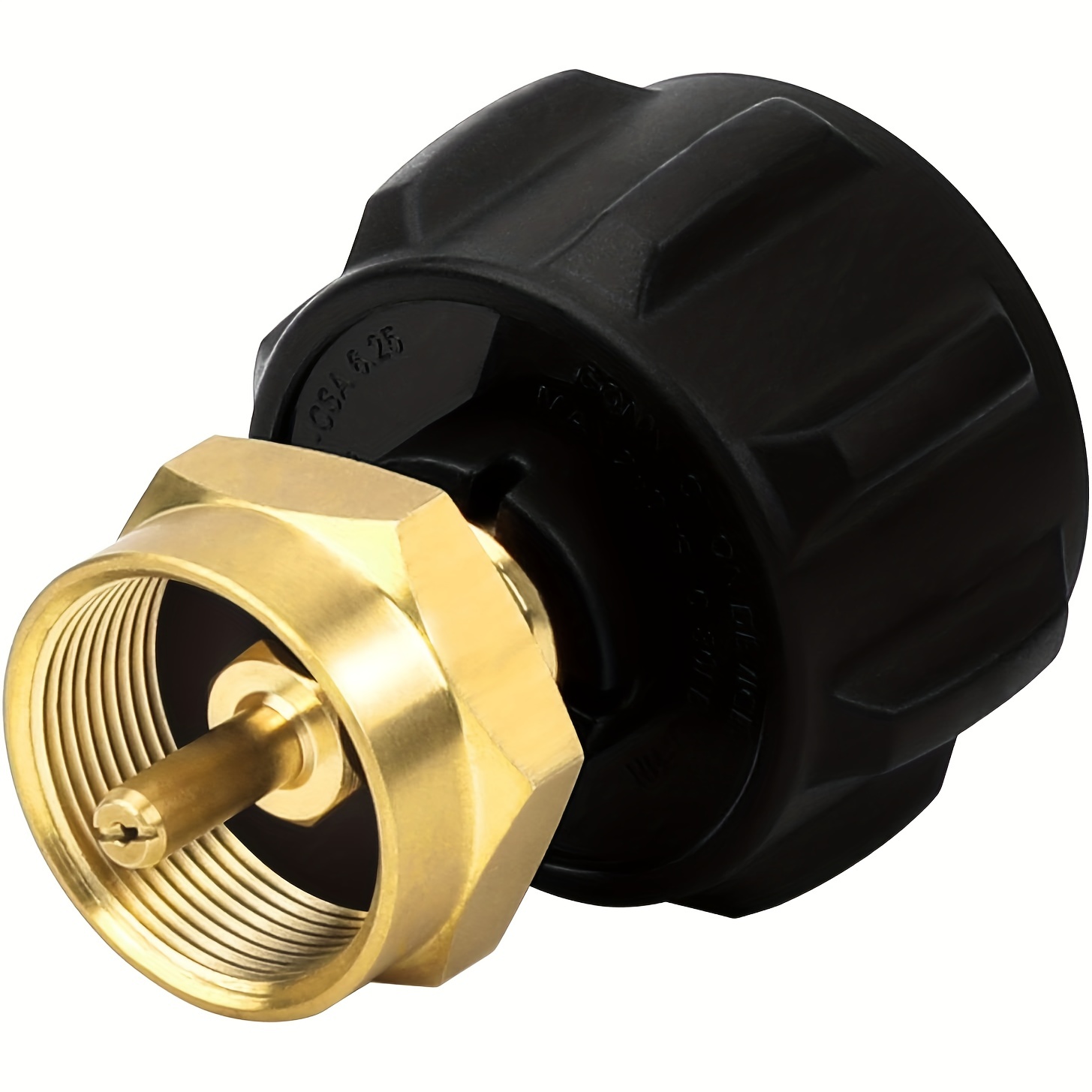 GASPRO Propane Refill Adapter LP Gas Cylinder Tank Coupler-Fits QCC1/Type1  Propane Tank and 1 LB Throwaway Disposable Cylinder-100% Solid Brass  Accessory : : Garden & Outdoors