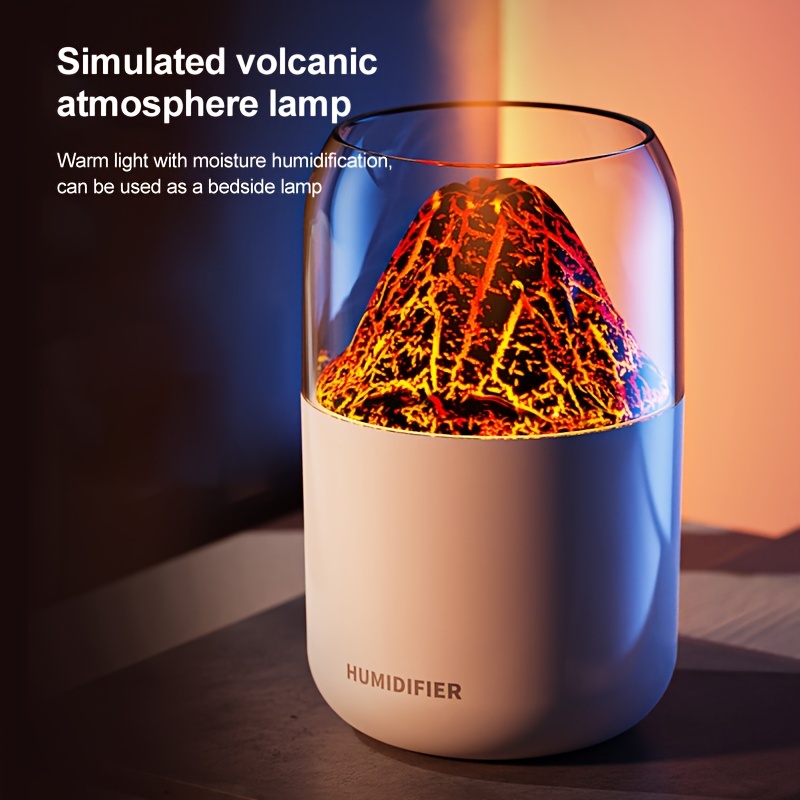 Simulated Flame Humidifier 2023 New Planet/volcano - Temu