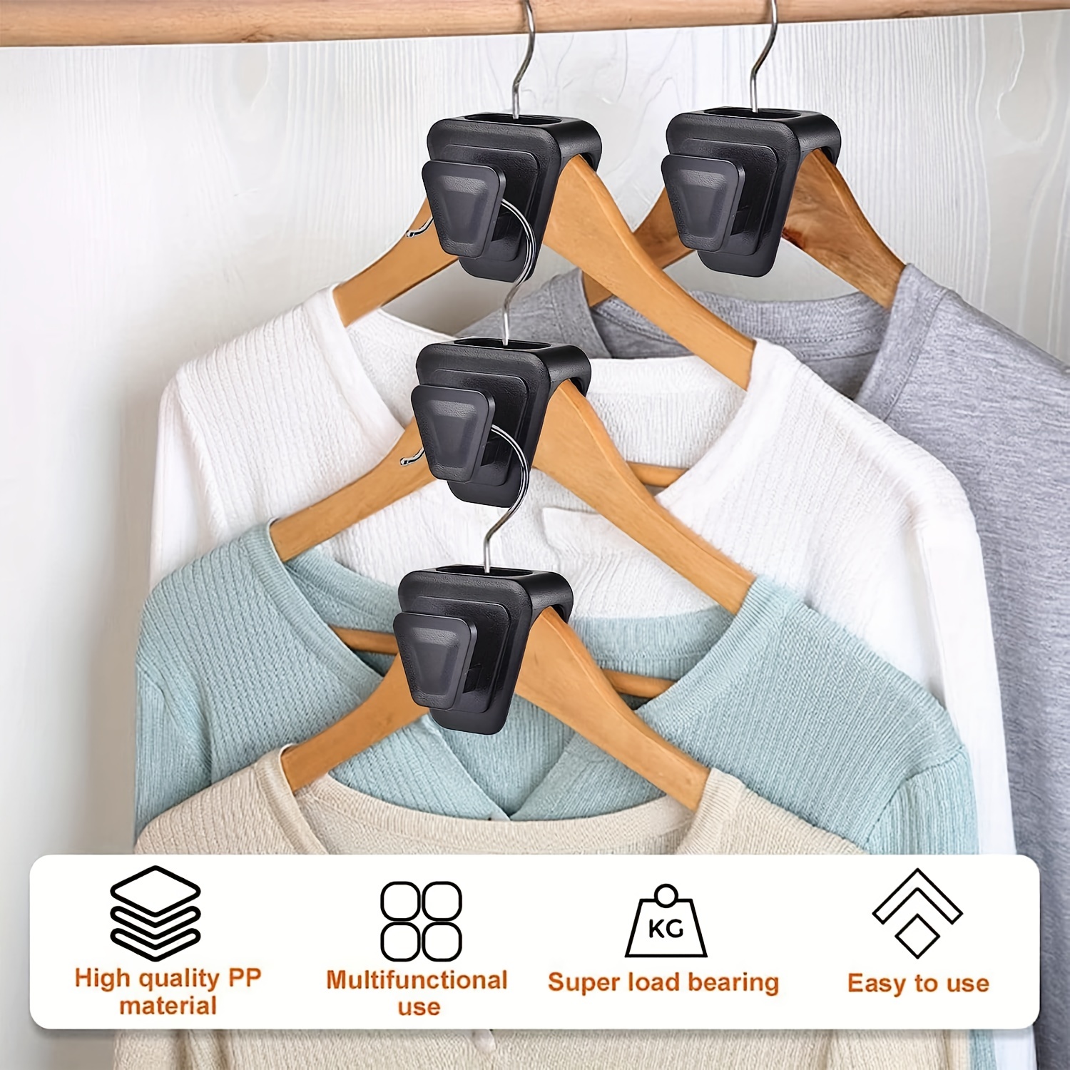 10pcs Mini Clothes Hanger Connector Hooks, Magic Hanger Hooks, Heavy Duty  Cascading Connection Hooks, Space Saving Hanger Extenders Clips For Clothes  For Organizer Closet