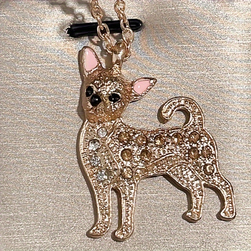 Kate spade 2025 chihuahua necklace