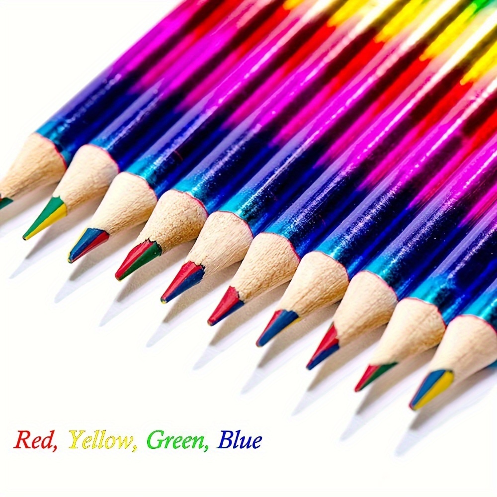 Rainbow Pencils, 12 Colors, 7 Color in 1 Rainbow Colored Pencil with  Sharpener, Fun Pencils for Kids