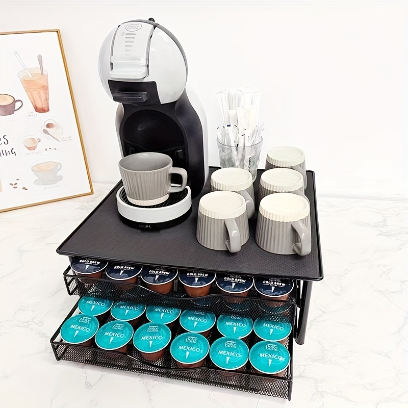 1pc Coffee Maker Design Desk Storage Box