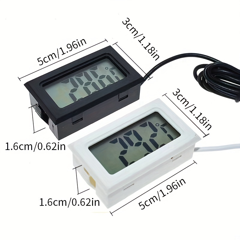2 Thermomètre numérique étanche avec thermomètre pour compartiment