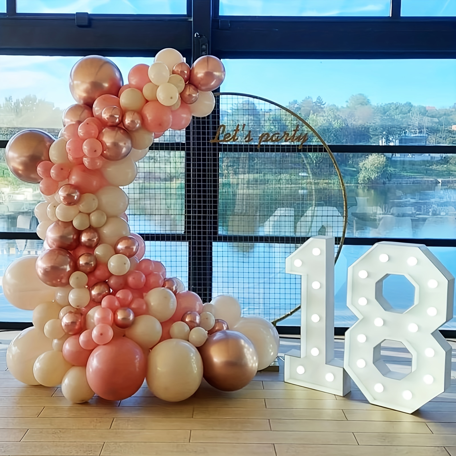 Globos plateados para decoración de arco, globos metálicos, globos de  látex, 60 globos de 12 pulgadas para guirnalda de globos como decoración de  baby