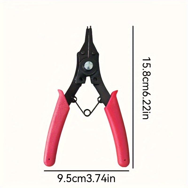 Four in one Multi function Snap Ring Pliers Four head - Temu