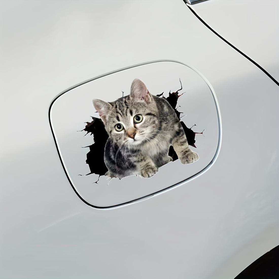 Auto-Aufkleber, Motiv: schwarze Katzen, Katzenpaar, 3D-Aufkleber, für  Fenster, Stoßstange, Laptop, Geschenk