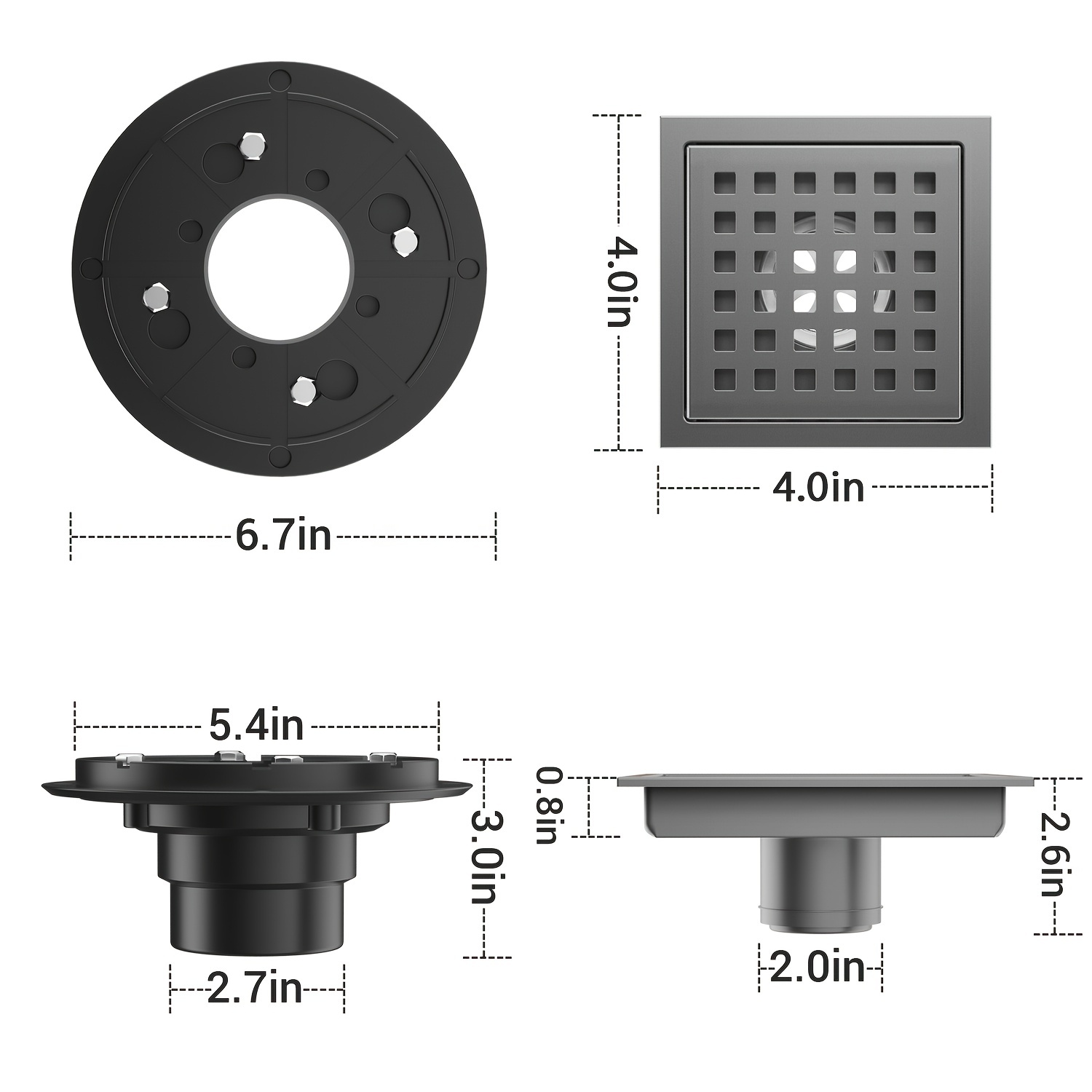 Stainless Steel Floor Trap Sizes Chart | Viewfloor.co