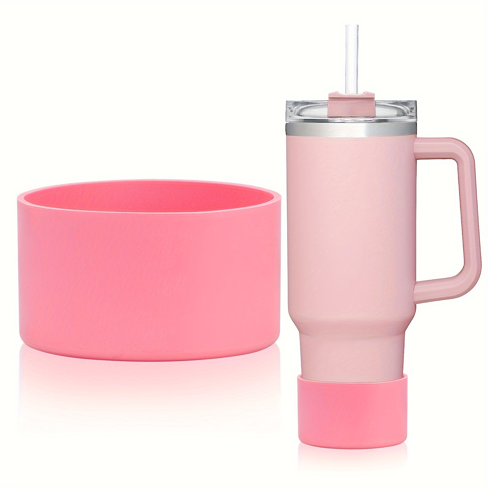 Silicone Cup Base Cover For Stanley Tumbler With Handle Non - Temu