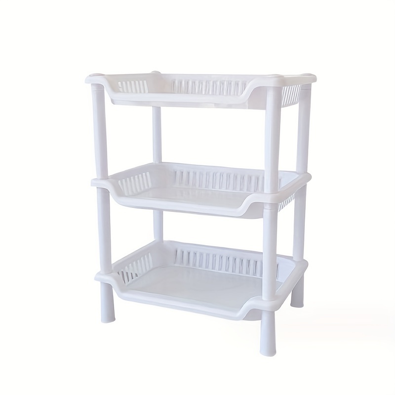 Double layer Desktop Rack Bathroom Storage Floor to Ceiling Triangle Square