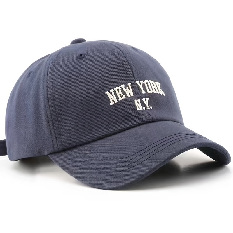 New York Embroidered Baseball , Classic Breathable Adjustable