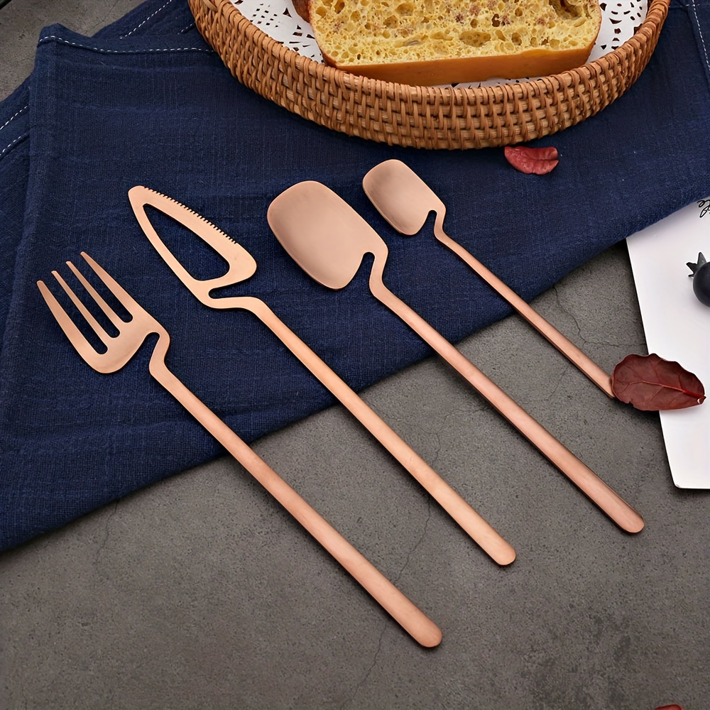 32pcs stainless steel cutlery set for 8     knife   teaspoon   dining kitchen use kitchen utensils creative hanging 304 Product details 9