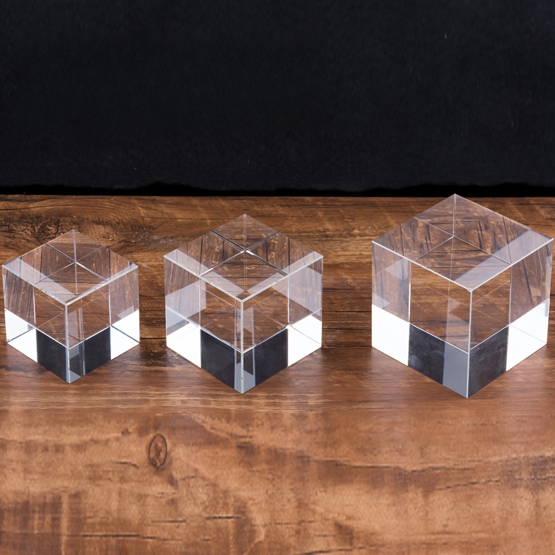 3 Pièces Cube Blanc Accessoire Photo Géométrie Modèle De Cube De Géométrie  Modèle De Géométrie Accessoire De Cube De Photographie Prendre Des Photos