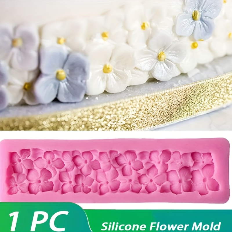 

1pc, Flower Garland Fondant Mold, 3d Silicone Mold, 4-leaf Clover Candy Mold, Chocolate Mold, For Diy Cake Decorating Tool, Baking Tools, Kitchen Gadgets, Kitchen Accessories, Home Kitchen Items