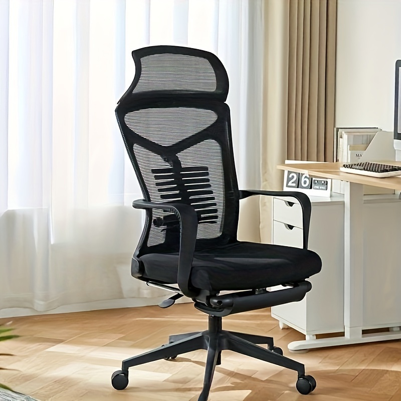  Silla de escritorio de oficina, silla de computadora para el  hogar, silla de computadora simple, silla de oficina de conferencia,  respaldo de silla giratoria de elevación : Hogar y Cocina