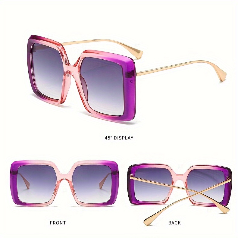 Oversized Square Fashion Sunglasses For Women Polarized Gradient Uv400 Sun  Shades For Driving Shopping Party - Temu Ireland